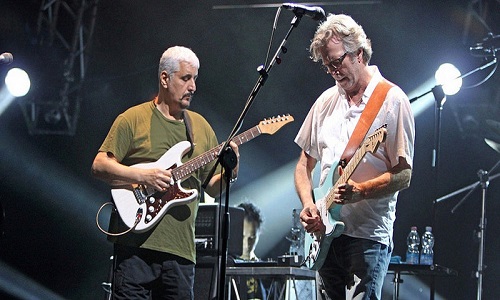 Pino Daniele ed Eric Clapton 24 giugno 2011 Cava De ‘Tirreni